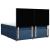 Pat box spring cu saltea, albastru, 180x200 cm, material textil GartenMobel Dekor