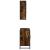 Set mobilier de baie, 2 piese, stejar fumuriu, lemn prelucrat GartenMobel Dekor