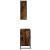 Set mobilier de baie, 2 piese, stejar fumuriu, lemn prelucrat GartenMobel Dekor