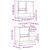 Set mobilier de baie, 2 piese, gri sonoma, lemn prelucrat GartenMobel Dekor