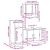 Set mobilier de baie, 3 piese, gri sonoma, lemn prelucrat GartenMobel Dekor