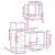 Set mobilier de baie, 3 piese, stejar fumuriu, lemn prelucrat GartenMobel Dekor
