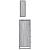Set mobilier de baie, 3 piese, gri sonoma, lemn prelucrat GartenMobel Dekor