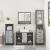 Set de mobilier de baie 3 piese Lemn greșit Sonoma GartenMobel Dekor