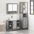 Set de mobilier de baie 3 piese Lemn greșit Sonoma GartenMobel Dekor
