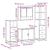 Set de mobilier de baie 4 piese Lemn stratificat gri Sonoma GartenMobel Dekor