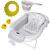 Cadita pliabila gri KidsCare, termometru, perna reductor, jucarii, protectie cap, cana pliabila for Your BabyKids