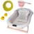 Cadita pliabila roz KidsCare, termometru, perna reductor, jucarii, protectie cap, cana pliabila for Your BabyKids
