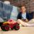 MONSTER JAM MARVEL CAMION GIGANT CU TELECOMANDA  IRON MAN SCARA 1 LA 24 SuperHeroes ToysZone