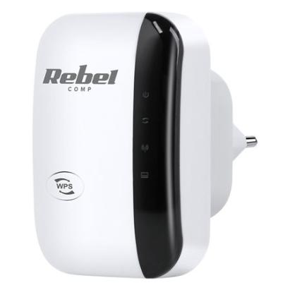 Range extender repetear Rebel 300Mbps, pana la 10 utilizatori, 2,4 GHz, 2 antene integrate, 100m raza de actiune wireles - KOM1030, SafetyGuard Surveillance