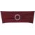 Fundă elastică decorativă scaun, cataramă diamante, bordo, 25 buc. GartenMobel Dekor