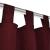 Draperii micro-satin cu bride, 140 x 245 cm, roșu bordo, 2 buc. GartenMobel Dekor