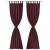 Draperii micro-satin cu bride, 140 x 245 cm, roșu bordo, 2 buc. GartenMobel Dekor