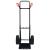 Cărucior telescopic manual, 200 kg, negru și roșu GartenMobel Dekor