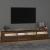 Comodă TV cu lumini LED, stejar fumuriu, 210x35x40 cm GartenMobel Dekor