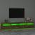 Comodă TV cu lumini LED, stejar fumuriu, 240x35x40cm GartenMobel Dekor