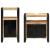 Set de mobilier pentru baie 2 pcs Maro Lemn de mango brut GartenMobel Dekor