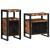 Set de mobilier pentru baie 2 pcs Maro Lemn masiv reciclat GartenMobel Dekor