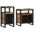 Set de mobilier pentru baie 2 pcs Maro Lemn masiv reciclat GartenMobel Dekor