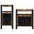 Set de mobilier pentru baie 2 pcs Maro Lemn masiv reciclat GartenMobel Dekor