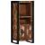 Set de mobilier pentru baie cu ușă 4 pcs Lemn recuperat solid GartenMobel Dekor