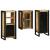 Set de mobilier pentru baie 3 pcs Maro Lemn de mango solid GartenMobel Dekor