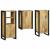 Set de mobilier pentru baie 3 pcs Maro Lemn de mango solid GartenMobel Dekor