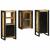 Set de mobilier pentru baie 3 pcs Maro Lemn de mango solid GartenMobel Dekor
