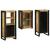 Set de mobilier pentru baie 3 pcs Maro Lemn de mango solid GartenMobel Dekor