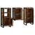 Set de mobilier pentru baie cu ușă 3 pcs Lemn recuperat solid GartenMobel Dekor