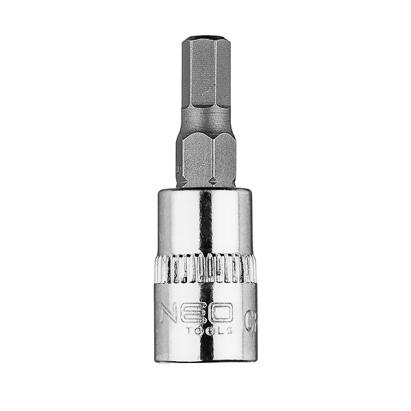 Tubulara 1/4" cu profil hexagonal H5 scurta NEO TOOLS 10-312 HardWork ToolsRange