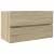 Set mobilier de baie, 2 piese, ceramică și lemn prelucrat GartenMobel Dekor