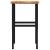 Banc lucru 80x60x(73-99,5) cm lemn masiv acacia dreptunghiular GartenMobel Dekor