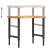 Banc lucru 80x60x(73-99,5) cm lemn masiv acacia dreptunghiular GartenMobel Dekor