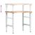 Banc lucru 80x60x(73-99,5) cm lemn masiv acacia dreptunghiular GartenMobel Dekor