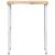 Banc lucru 80x60x(73-99,5) cm lemn masiv acacia dreptunghiular GartenMobel Dekor