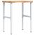 Banc lucru 80x60x(73-99,5) cm lemn masiv acacia dreptunghiular GartenMobel Dekor