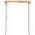Banc lucru 80x60x(73-99,5) cm lemn masiv acacia dreptunghiular GartenMobel Dekor