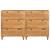 Bufet 2 pcs Maro 60 x 33 x 75 cm Lemn masiv de mango GartenMobel Dekor