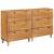 Bufet 2 pcs Maro 60 x 33 x 75 cm Lemn masiv de mango GartenMobel Dekor
