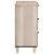 Bufet 3 pcs Alb 60 x 33 x 75 cm Lemn masiv de mango GartenMobel Dekor