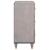 Bufet cu sertar 2 pcs Gri 60 x 33.5 x 75 cm Lemn masiv de mango GartenMobel Dekor