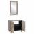 Set de mobilier pentru baie Pe perete 2 pcs Gri 62 x 33 x 58 cm GartenMobel Dekor