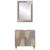 Set de mobilier pentru baie Pe perete 2 pcs Gri 62 x 33 x 58 cm GartenMobel Dekor