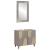 Set de mobilier pentru baie Pe perete 2 pcs Gri 62 x 33 x 58 cm GartenMobel Dekor