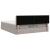 Cadru de pat otoman cu saltea Taupe 200x200 cm Material GartenMobel Dekor