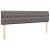Cadru de pat otoman cu saltea Taupe 200x200 cm Material GartenMobel Dekor
