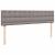Cadru de pat otoman cu saltea Taupe 200x200 cm Material GartenMobel Dekor