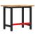 Banc de lucru 100x60x83 cm lemn masiv de acacia, dreptunghiular GartenMobel Dekor