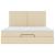 Cadru de pat otoman cu saltea crem 160x200cm stofa GartenMobel Dekor